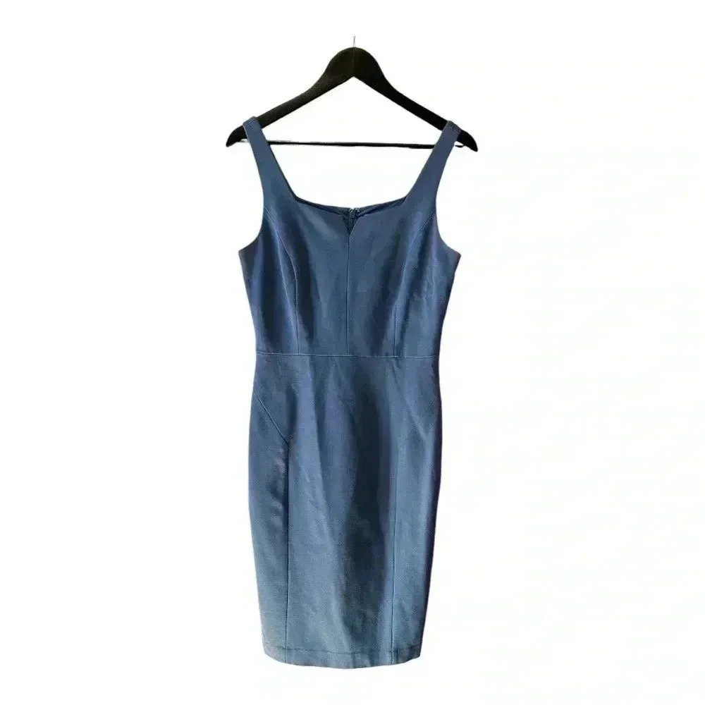 Classiques Entier Nordstrom Women's Sheath dress blue sz 8